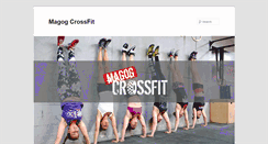 Desktop Screenshot of magogcrossfit.com